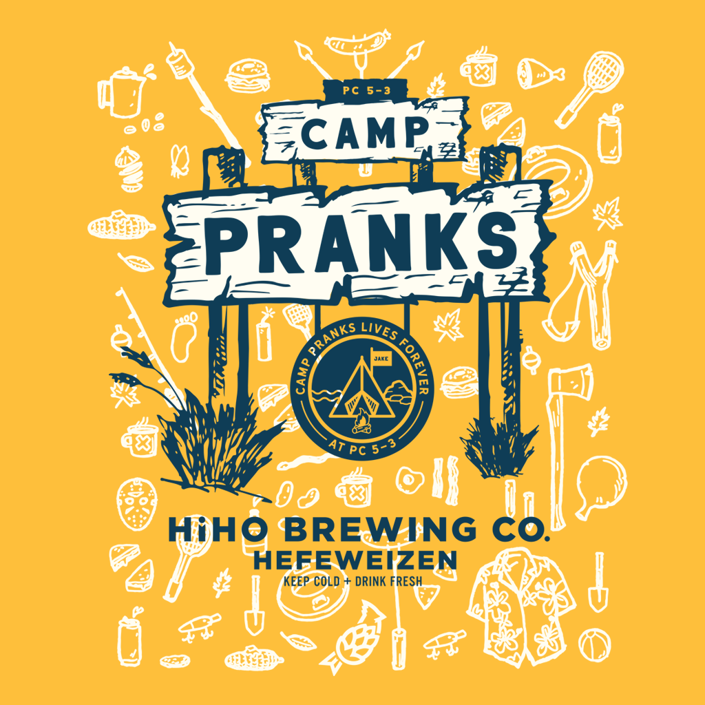 HiHO Brewing Co Camp Pranks T-shirt | Apparel for Craft Beer Drinkers | The Social Dept.
