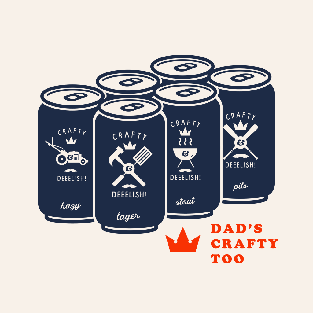 Dad's Crafty Too | Craft Beer T for Dad | The Social Dept.