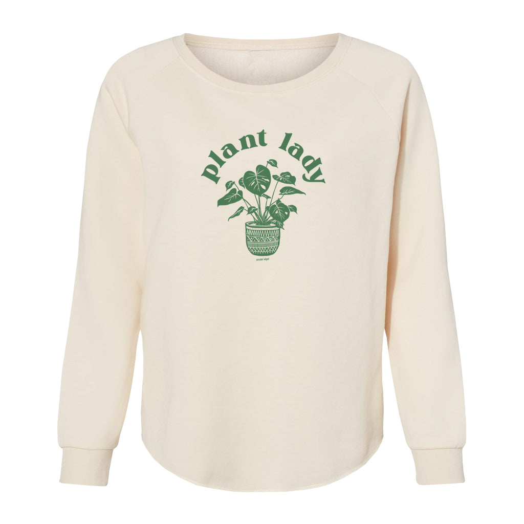 Plant Lady Womens Crewneck Sweatshirt | The Social Dept.