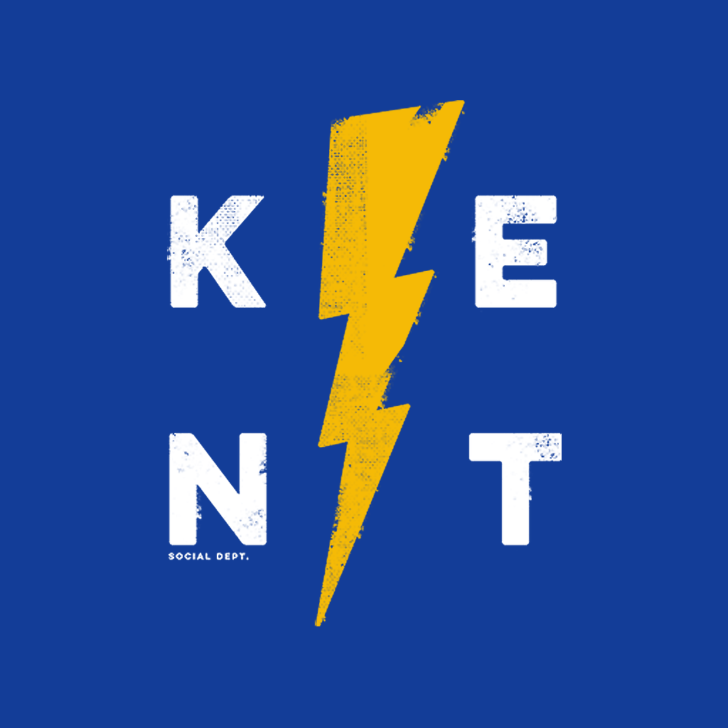 Kent State Lightening Bolt T-shirt | Apparel for the Kent State  | The Social Dept. 