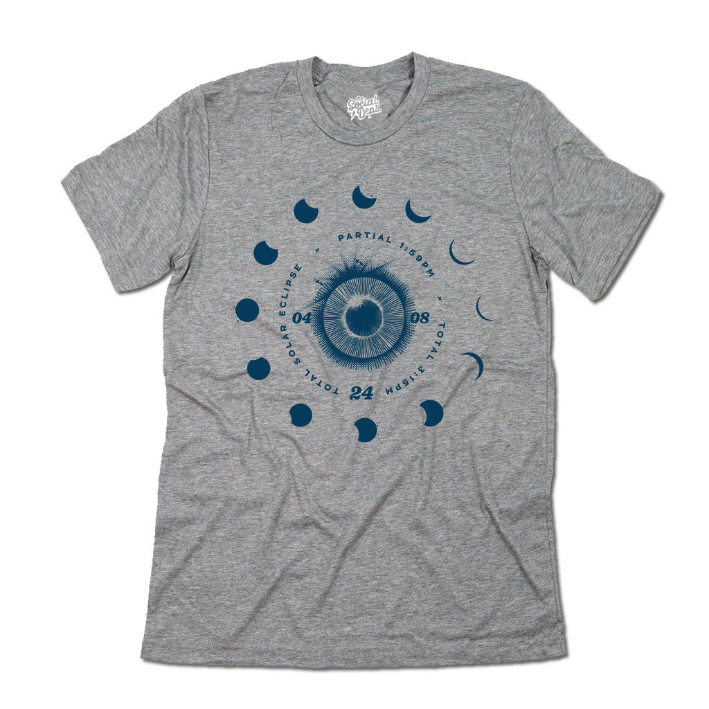Total Eclipse Moon Phase Tee | Graphic Eclipse Shirt | The Social Dept