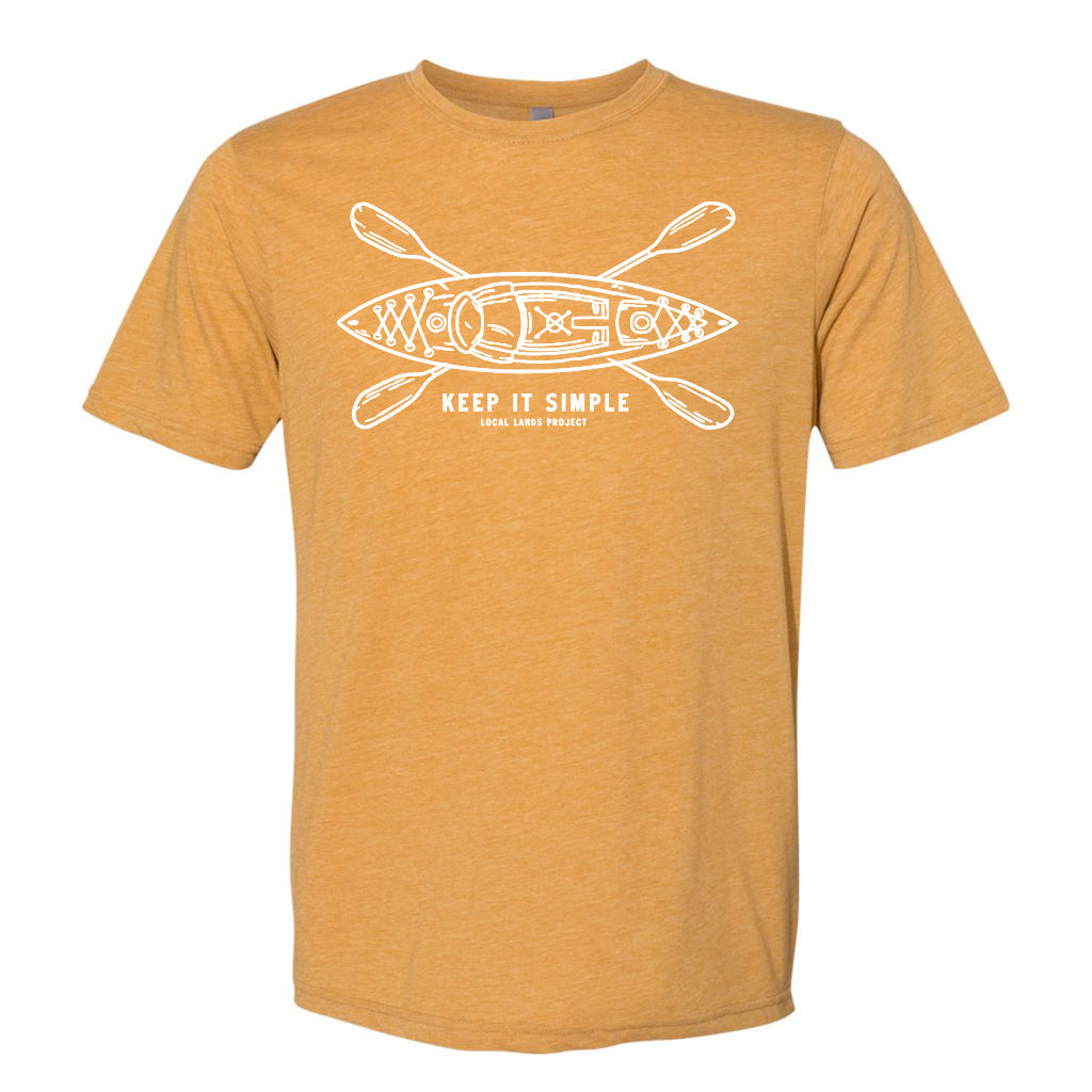 Keep it Simple Kayak Tee | Local Lands Project | The Social Dept.