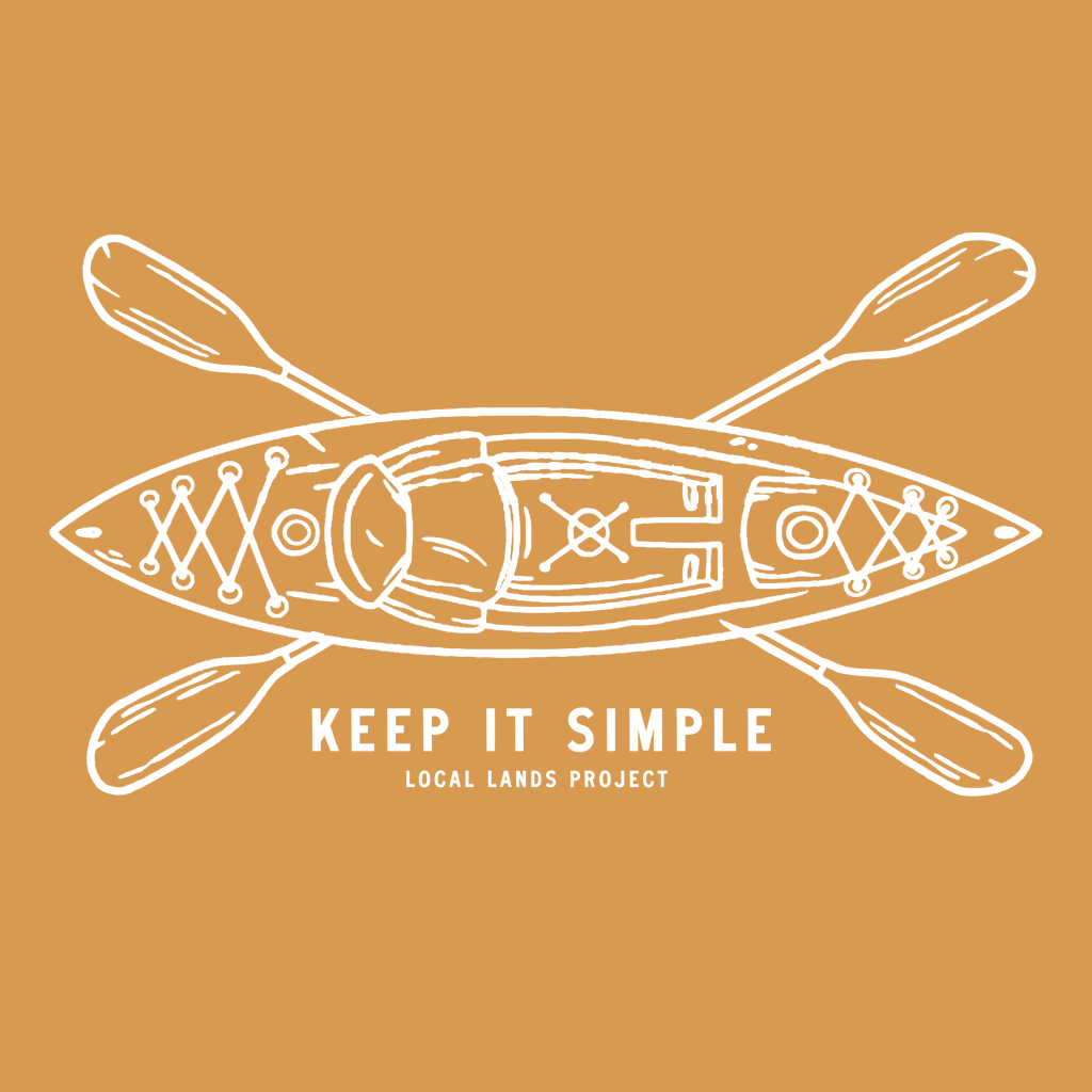 Keep it Simple Kayak Tee | Local Lands Project | The Social Dept.