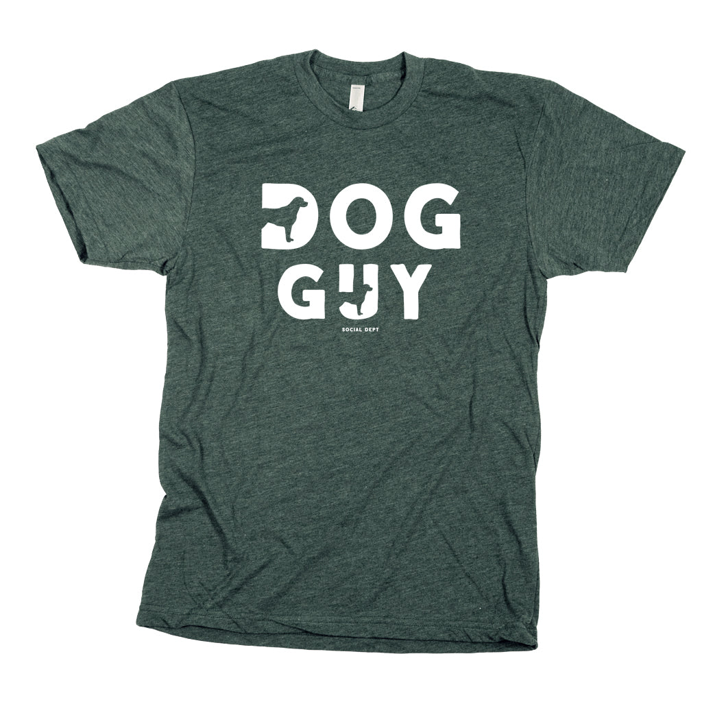 Dog Guy Graphic Tee | handprinted Dog Lovers Tee | The Social Dept.