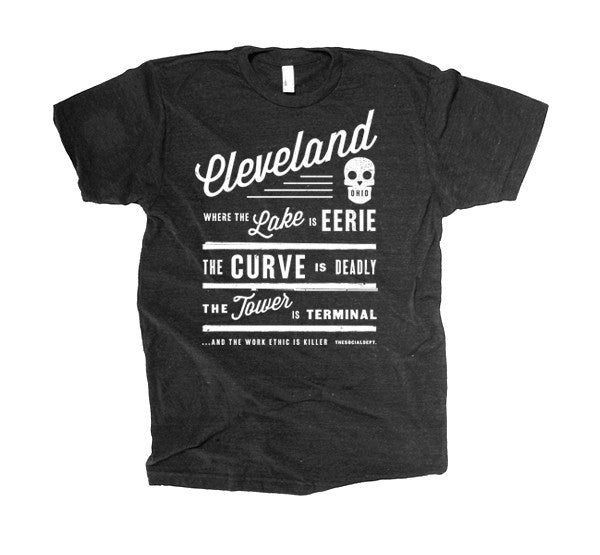 Cleveland Lake is Eerie T-shirt | Apparel for CLEVELANDERS | The Social Dept.