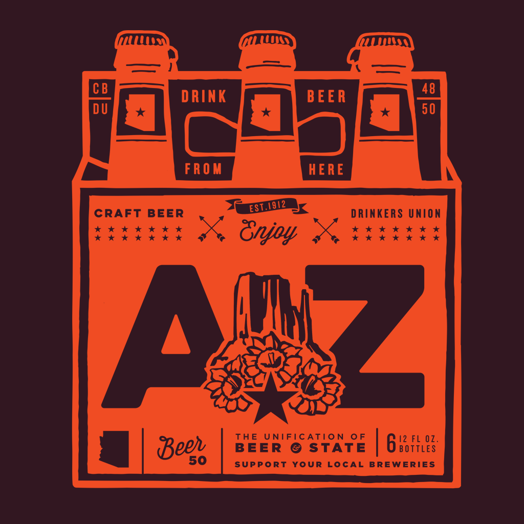 Arizona_Beer 50 Series | Craft Beer Drinkers Union Apparel | by The Social Dept.