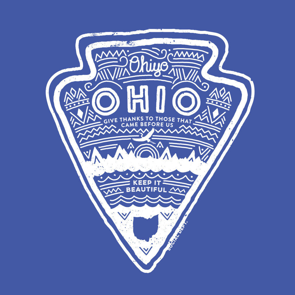 Ohio Arrowhead Hoodie | Outdoors apparel by The Social Dept.