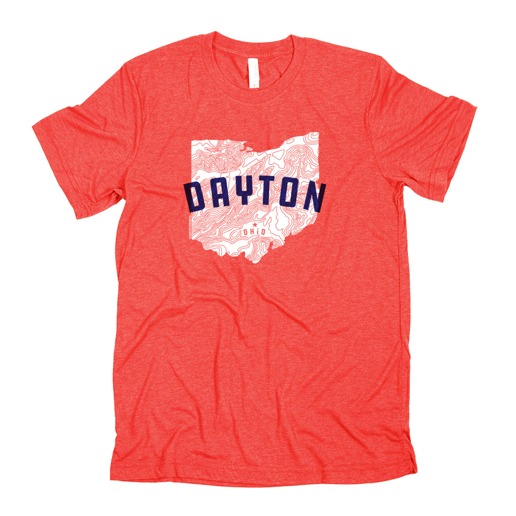 Dayton Ohio Topographical Map shirt – The Social Dept.