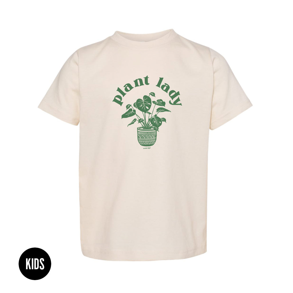 Plant Lady Kids T-shirt for Plant Lovers | The Social Dept.