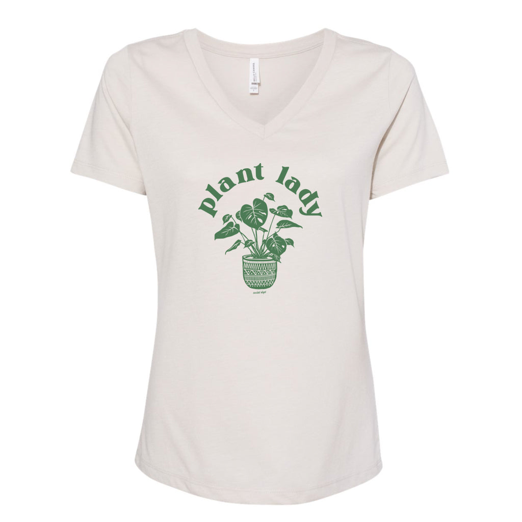 Plant Lady Womens V-Neck | The Social Dept.