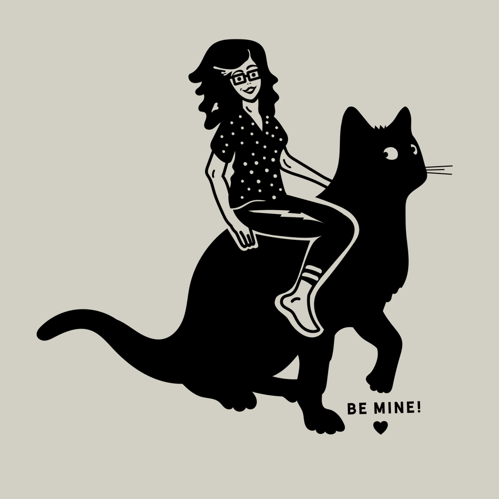 Be Mine | Super soft shirt for Cat Lovers | The Social Dept.