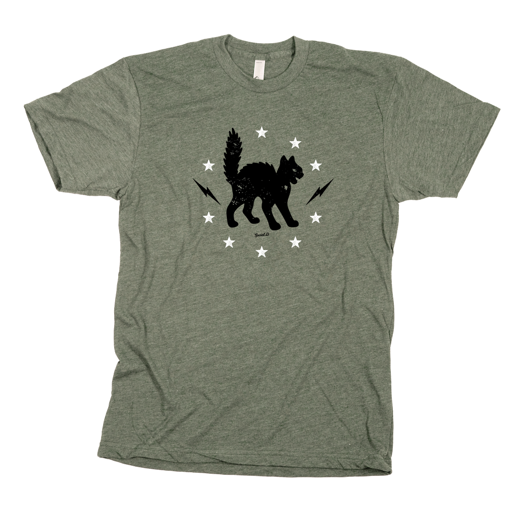 Black Cat Graphic T-shirt | Apparel by The Social Dept.