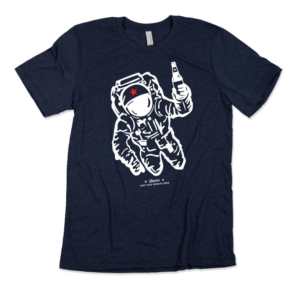Craft Beer Drinkers Union Astronaut Cheers T-shirt | Apparel by The Social Dept.