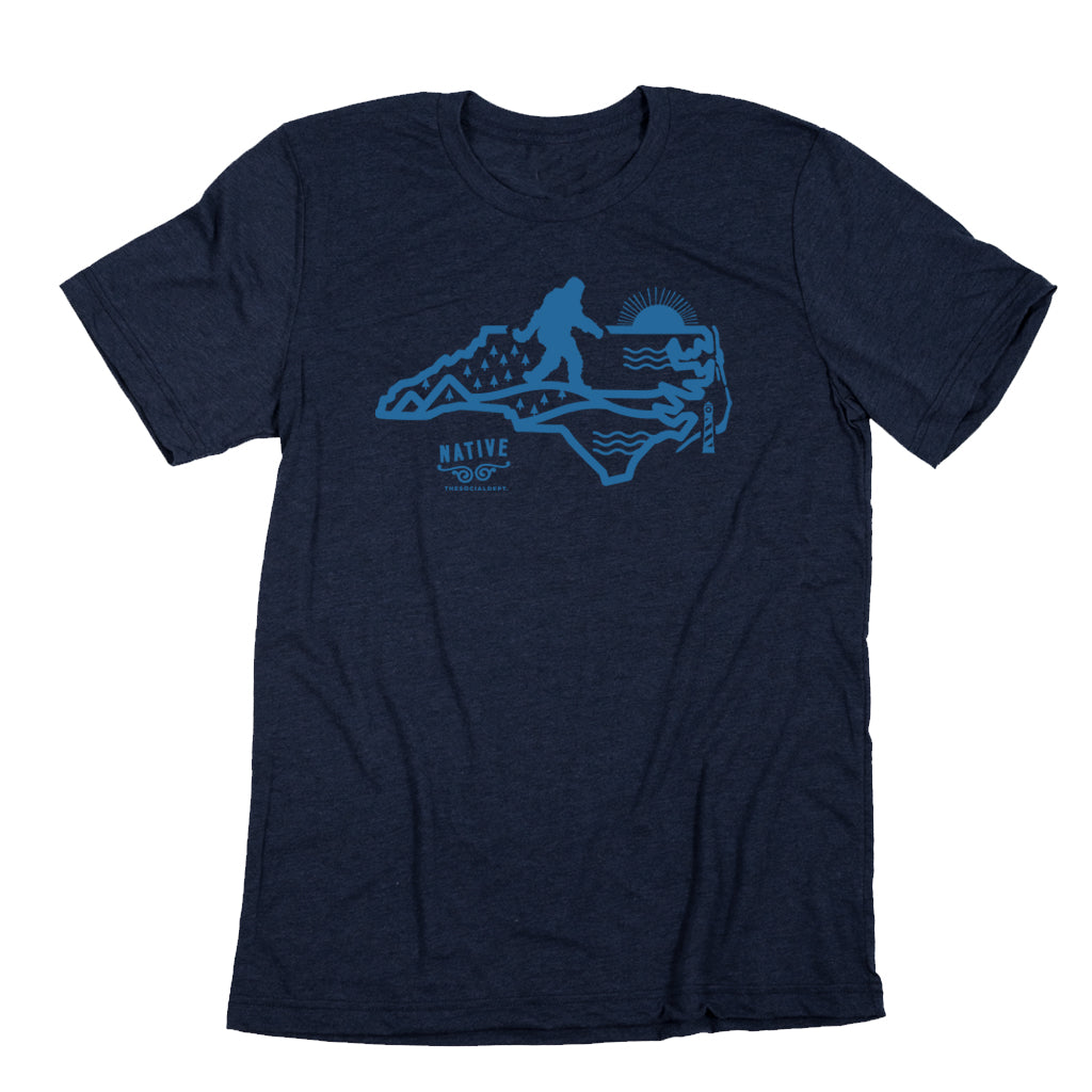 North Carolina Bigfoot Native | graphic tee by The Social Dept.