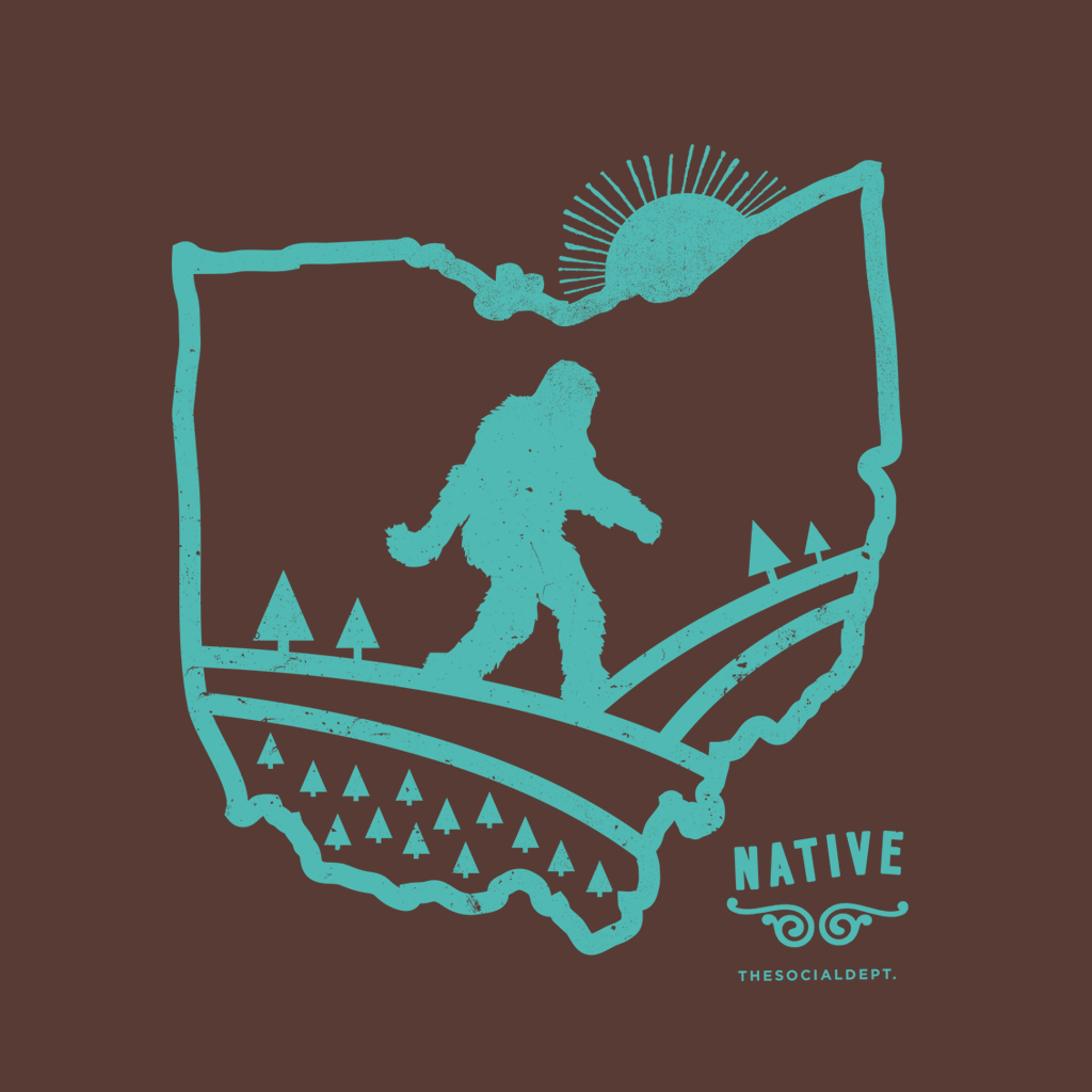 Ohio Bigfoot Native | Fans of Bigfoot & Ohio | The Social Dept.